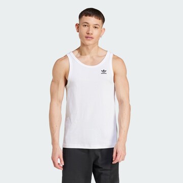 T-Shirt 'Essentials' ADIDAS ORIGINALS en blanc : devant