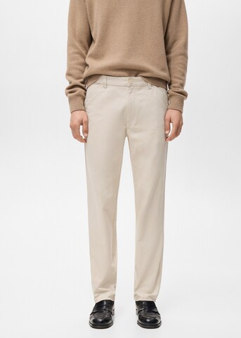 MANGO MAN Regular Hose 'Oren' in Beige: Vorderseite