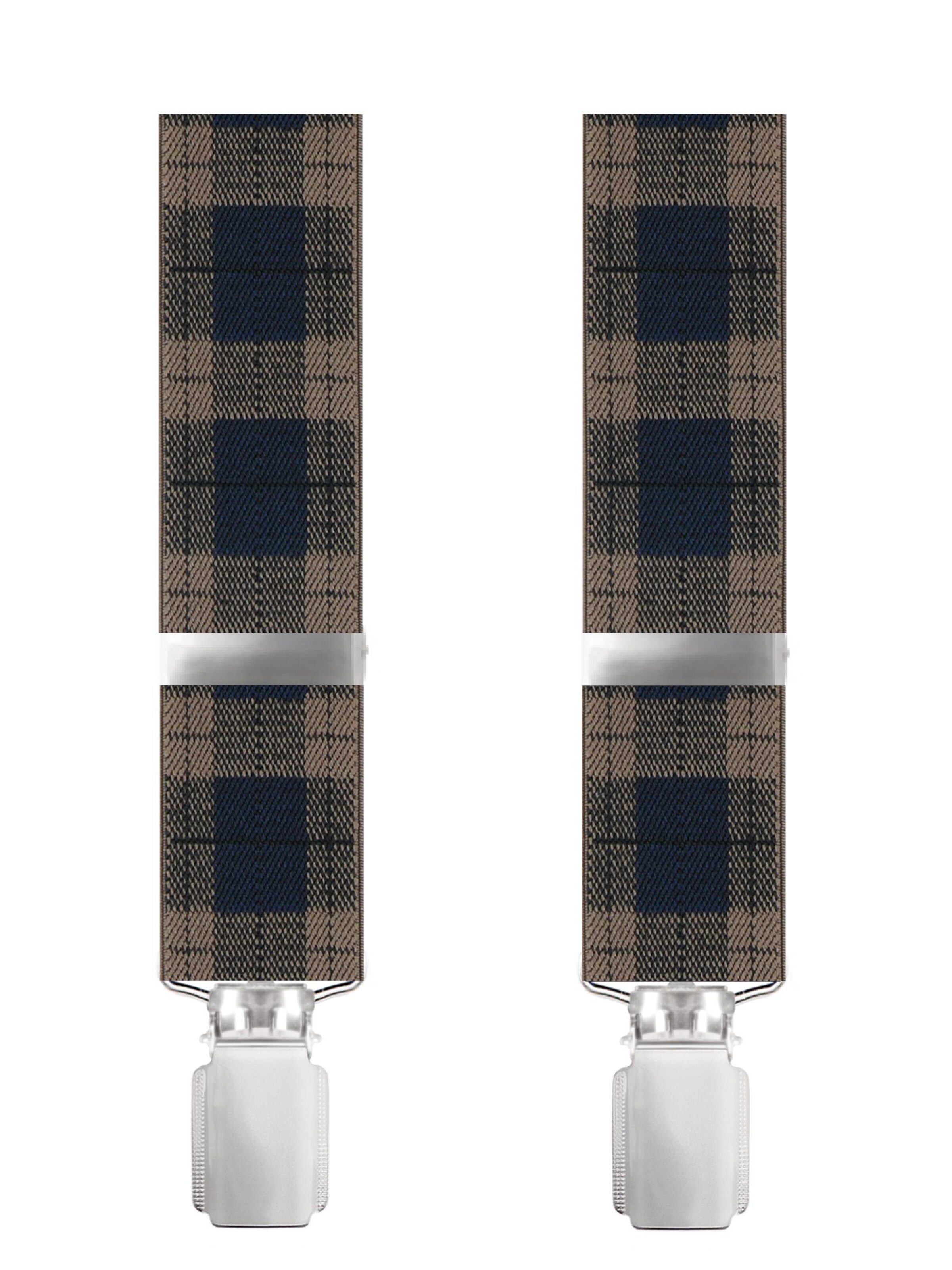 WILLEN Suspenders 'Karo' in Grey