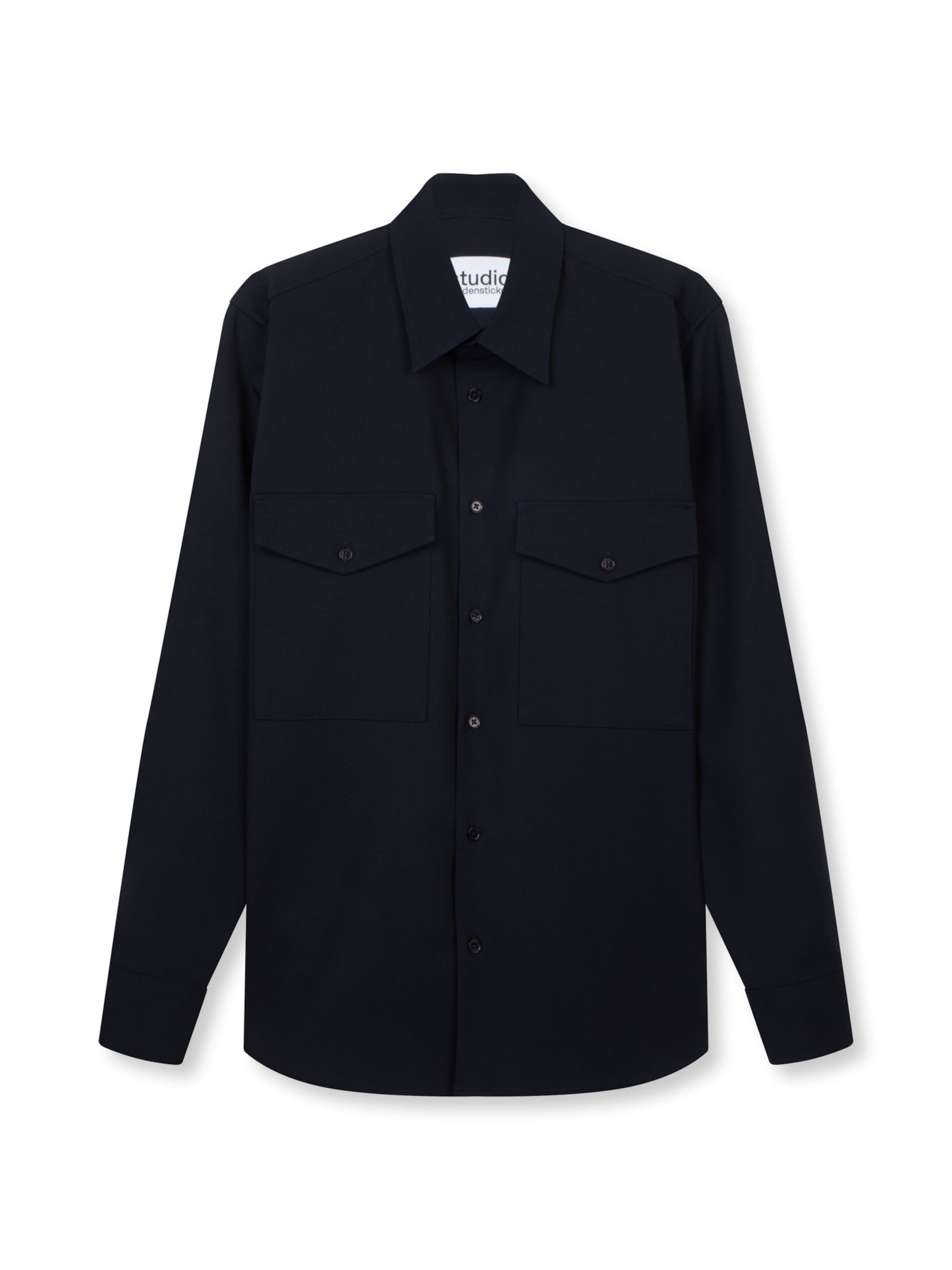 Studio Seidensticker Button Up Shirt in L in Dark blue, Item view