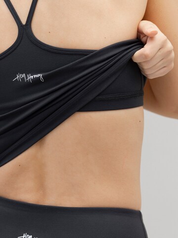 Hey Honey Bustier Sport-BH in Schwarz