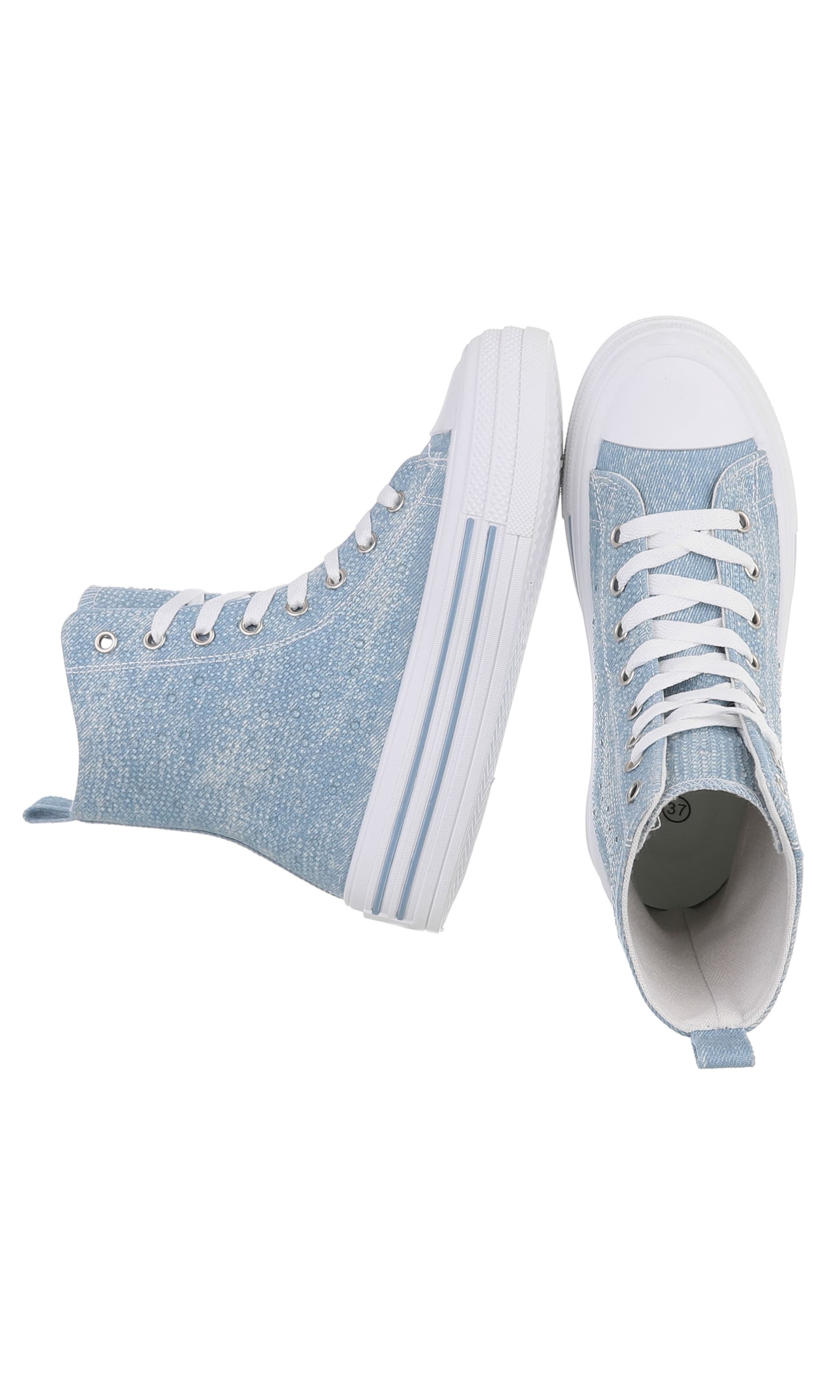 Ital-Design High-Top Sneakers in Blue