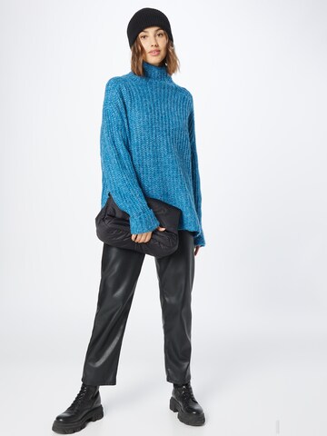 LA STRADA UNICA Oversized Sweater 'ANAIS' in Blue