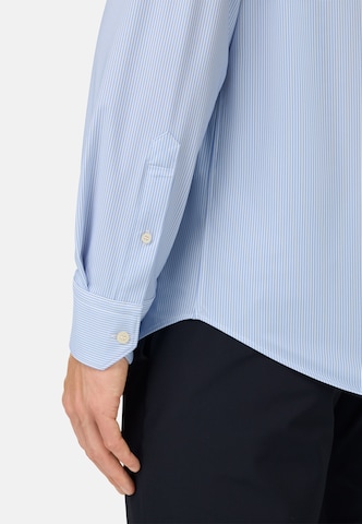 Coupe slim Chemise Boggi Milano en bleu