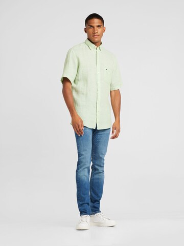 FYNCH-HATTON Regular fit Srajca | zelena barva