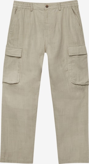 Pantaloni cu buzunare Pull&Bear pe bej închis, Vizualizare produs