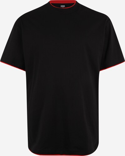 Tricou Urban Classics Big & Tall pe roșu / negru, Vizualizare produs