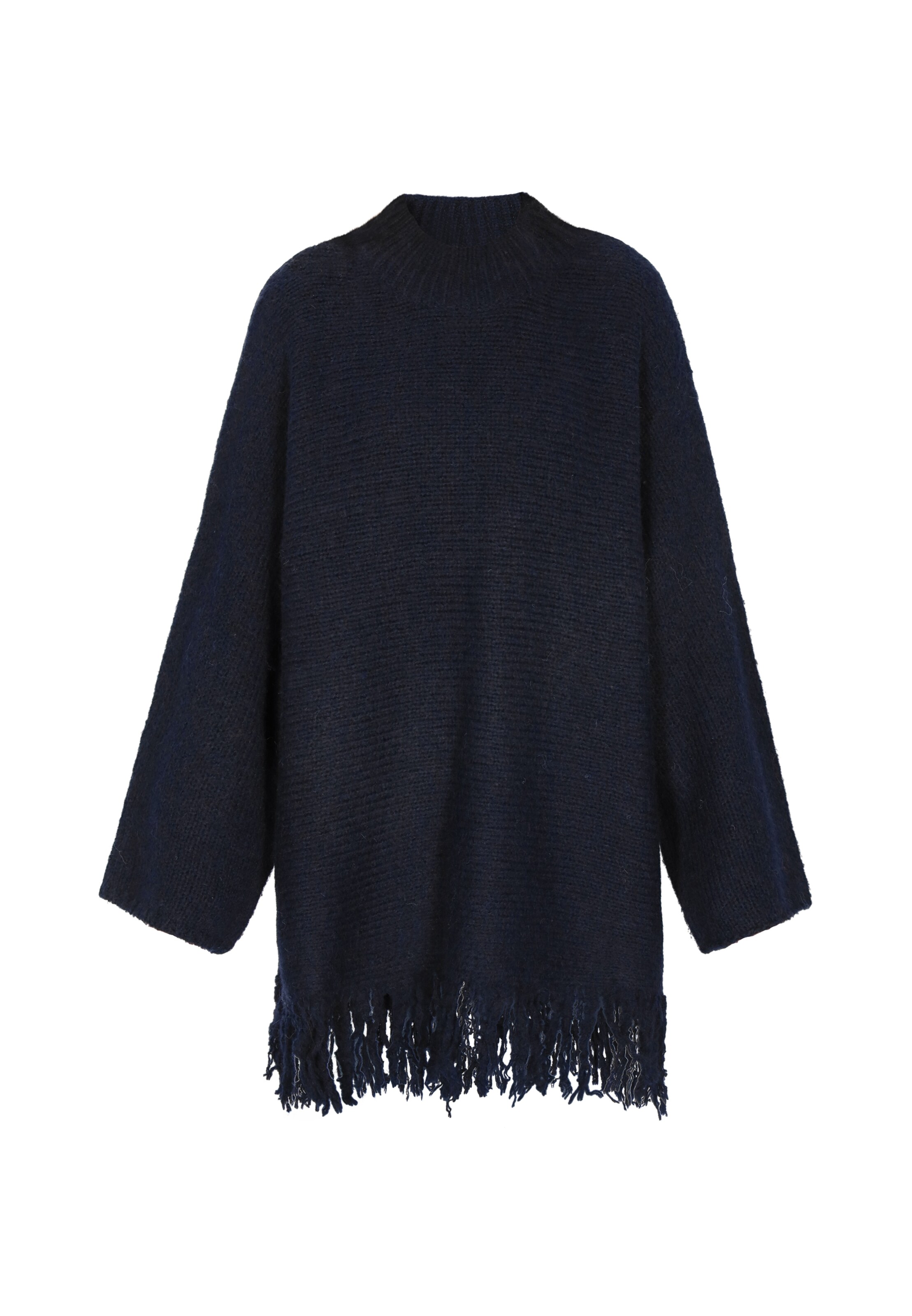 IZIA Υπερμέγεθες πουλόβερ 'Boho' σε μπλε: μπροστά