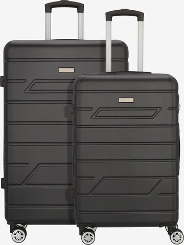 Nowi Suitcase Set 'Bergamo' in Black: front
