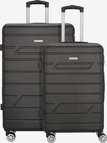 Ensemble de bagages 'Bergamo' Nowi en noir : devant