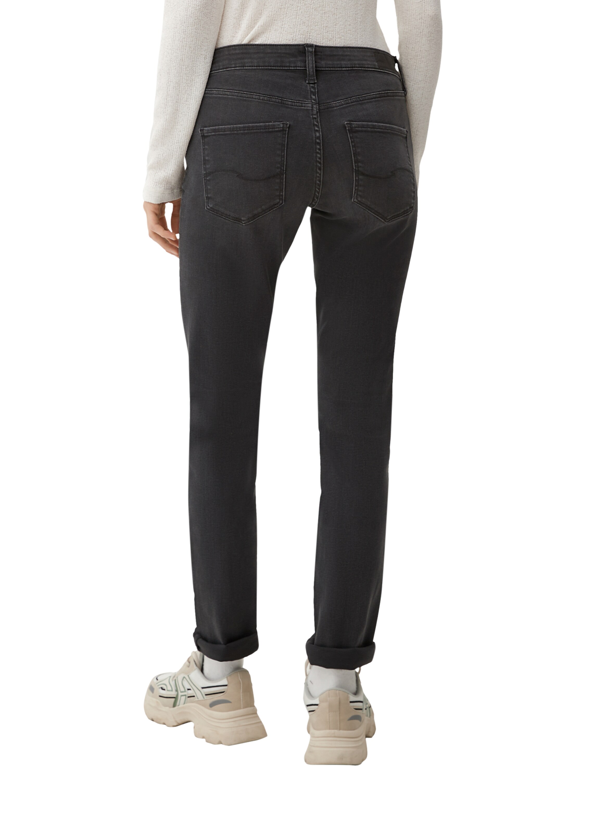 QS Slim fit Jeans 'Catie' in Grey