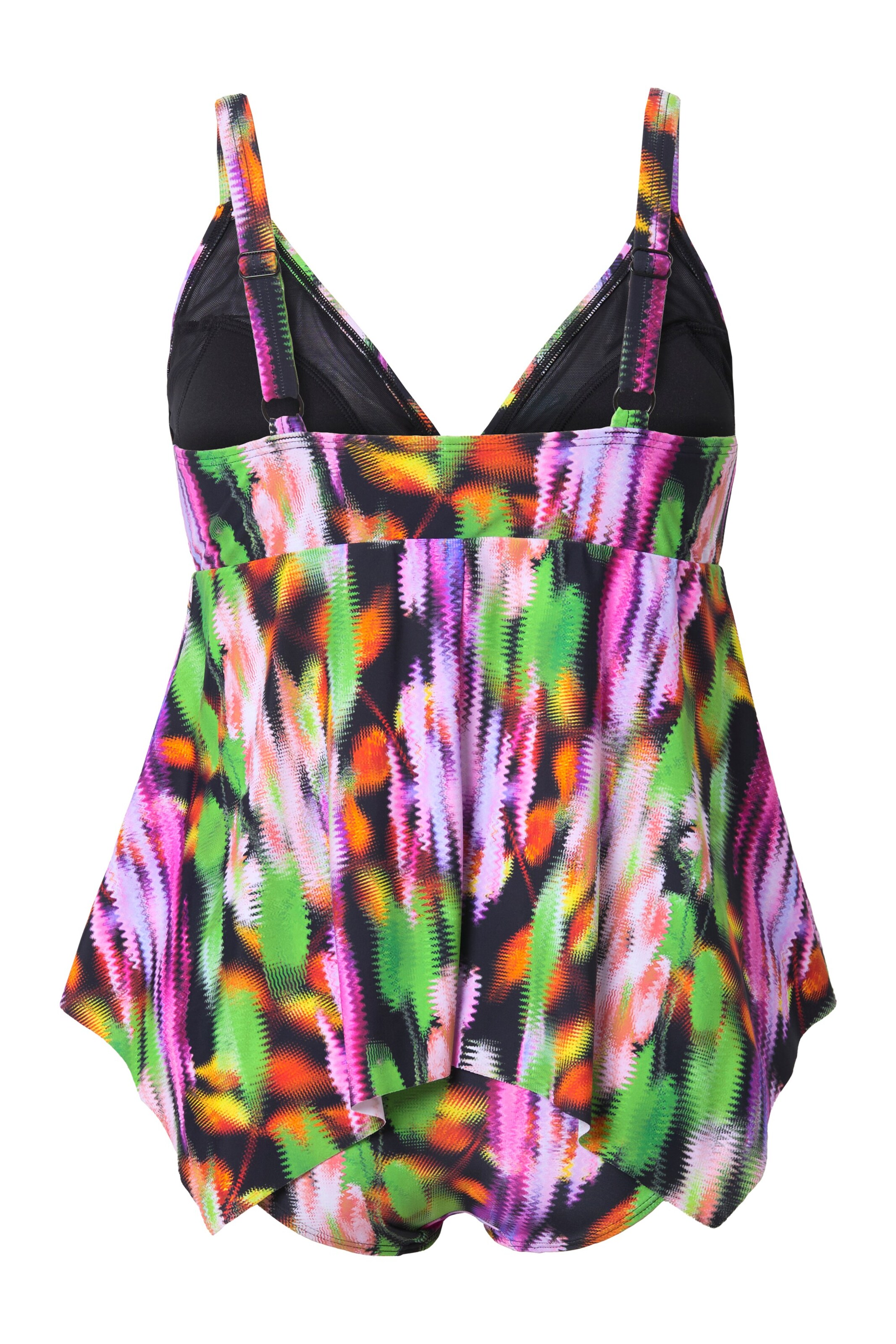 Ulla Popken Triangel Tankini in Gemengde kleuren