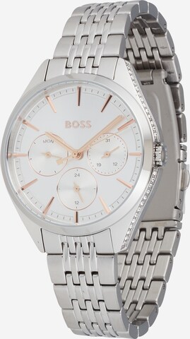 BOSS Analog watch in Silver: front