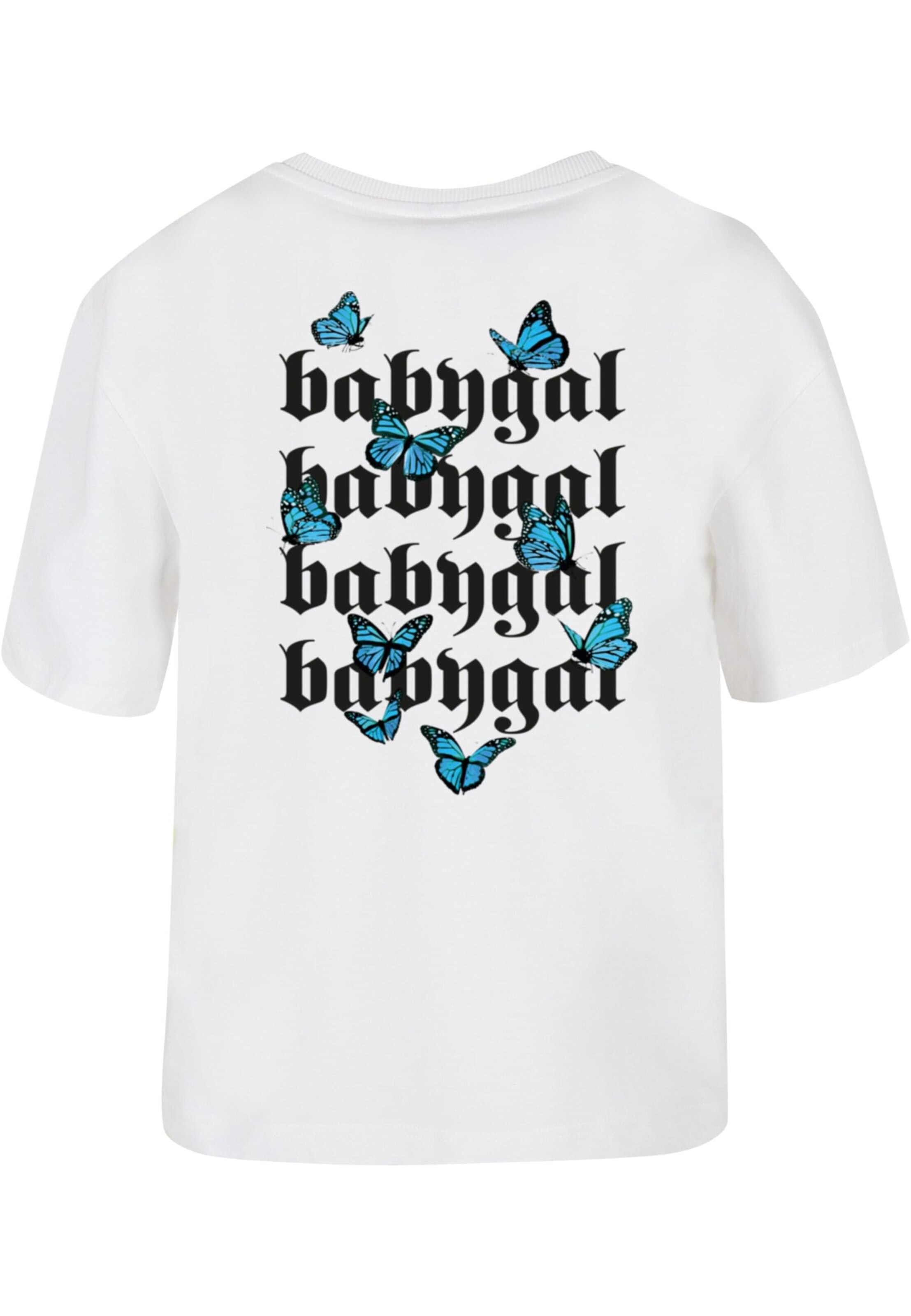 T-shirt 'Babygal' Mister Tee en blanc