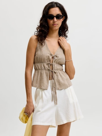 Top 'JXALMIRA' di JJXX in marrone: frontale