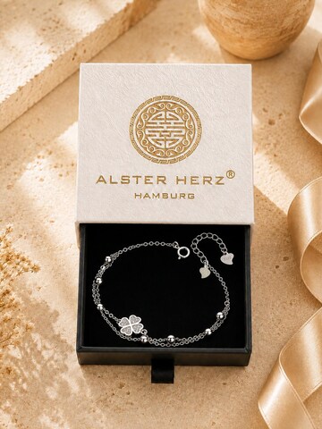 Alster Herz - Pulsera 'LUCKY TIDE' en plata