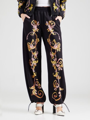 Versace Jeans Couture Ozke Hlače | črna barva: sprednja stran