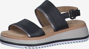 s.Oliver Sandals in Black: front