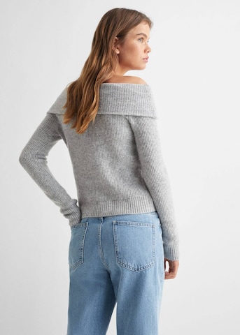 MANGO TEEN Sweater in Grey