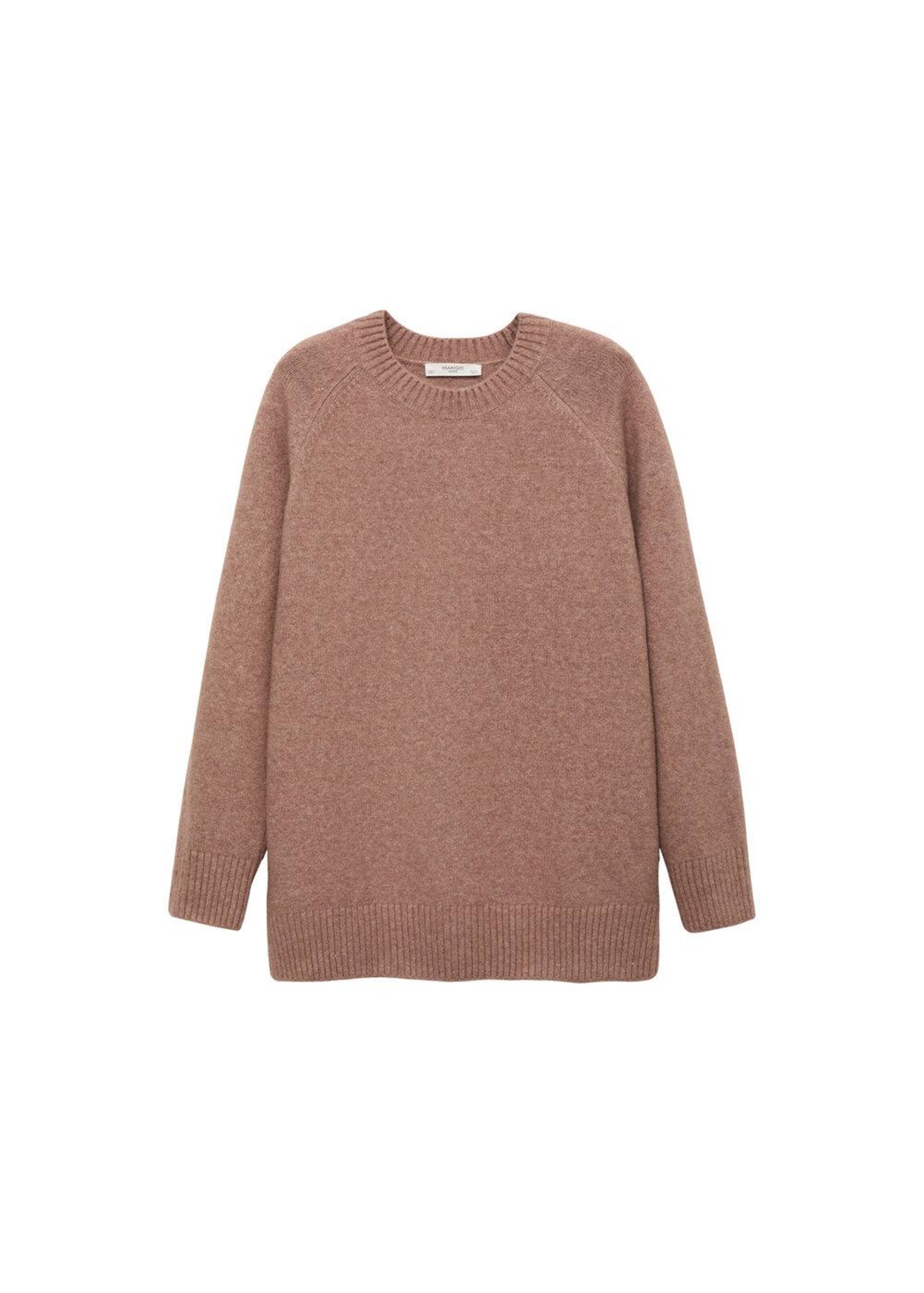 MANGO Pullover 'Camiloc' in Braun: Vorderseite