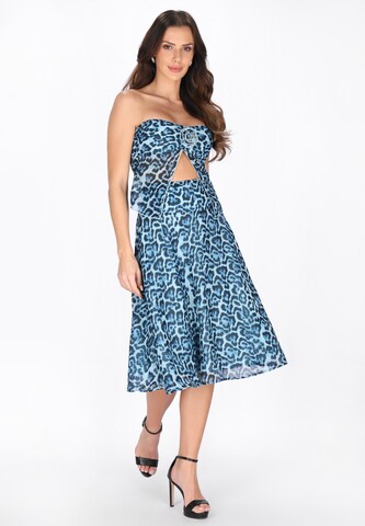 faina Top 'Festive' in Blauw