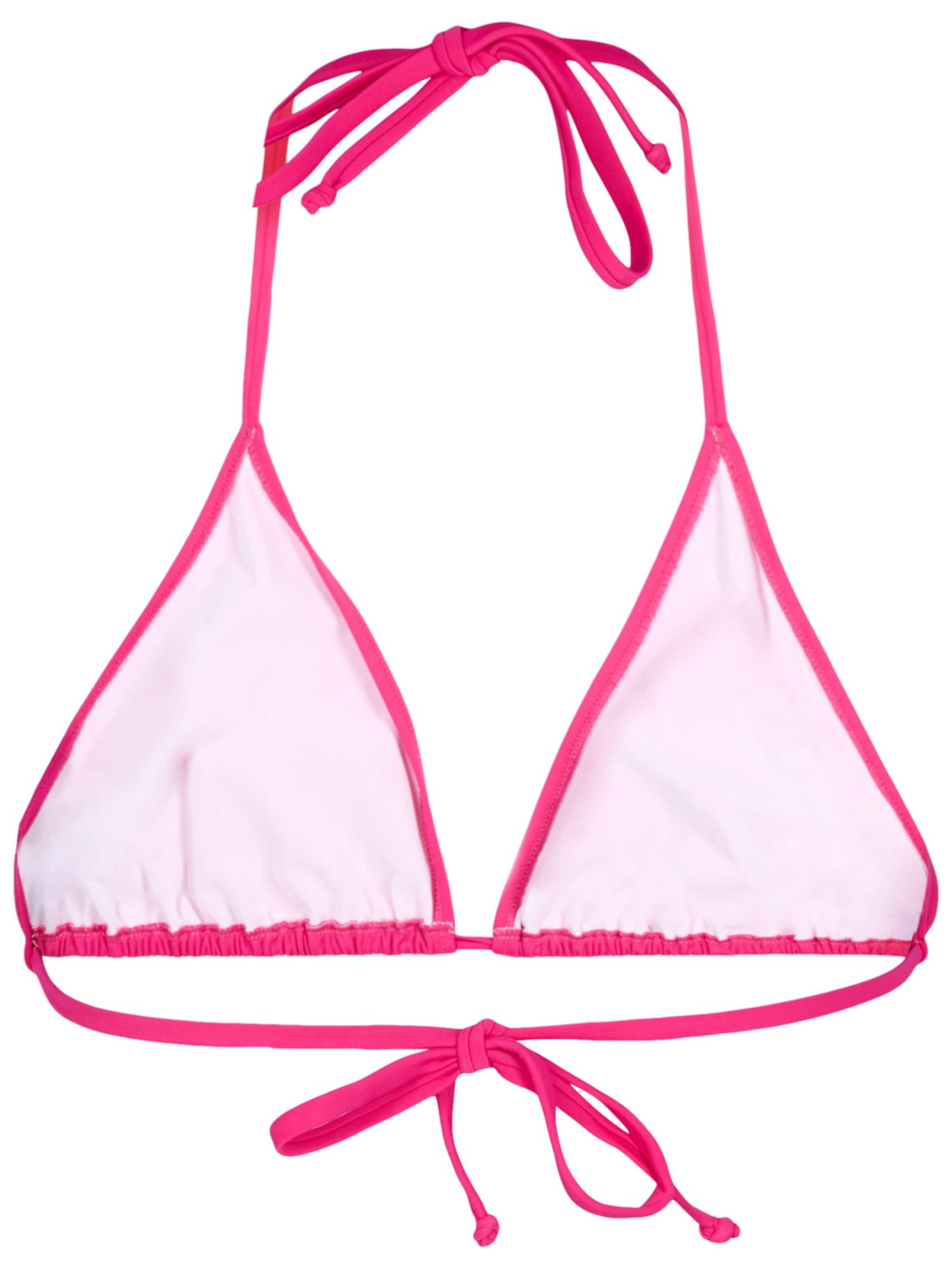 Swim by Zizzi Triangle Bikini top 'Smia' in Pink