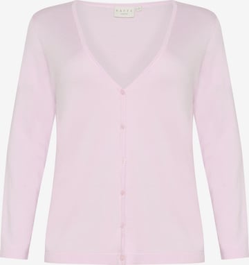 KAFFE CURVE Kardigan 'KC Farsia' w kolorze fioletowy: przód