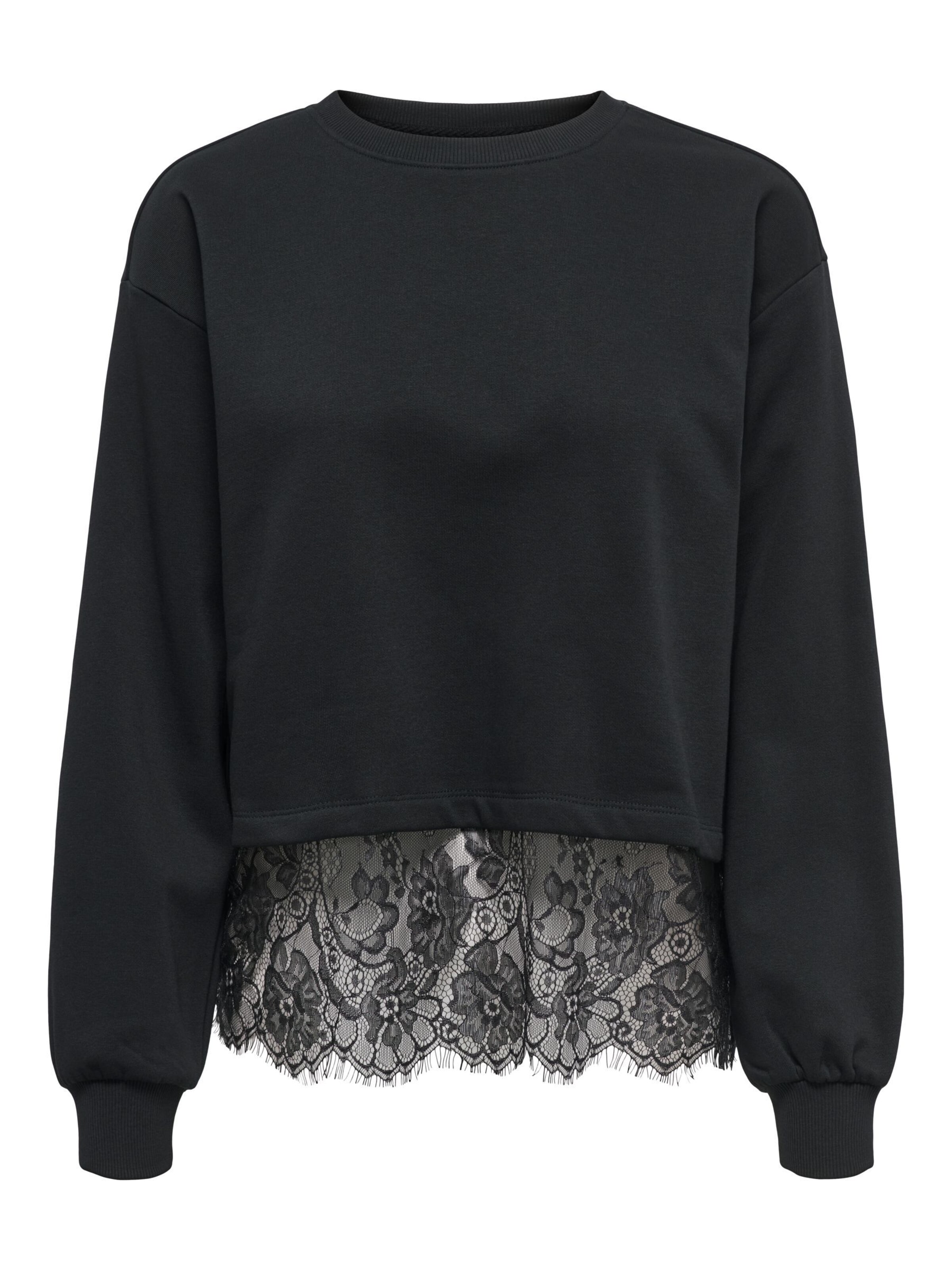ONLY Sweat-shirt 'ONLMIMI' en L en noir, Vue avec produit