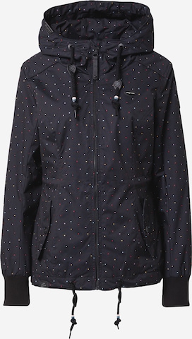 Ragwear Between-Season Jacket 'DANKKA' in Black: front