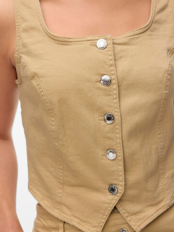VERO MODA Vest 'VMWild' i beige