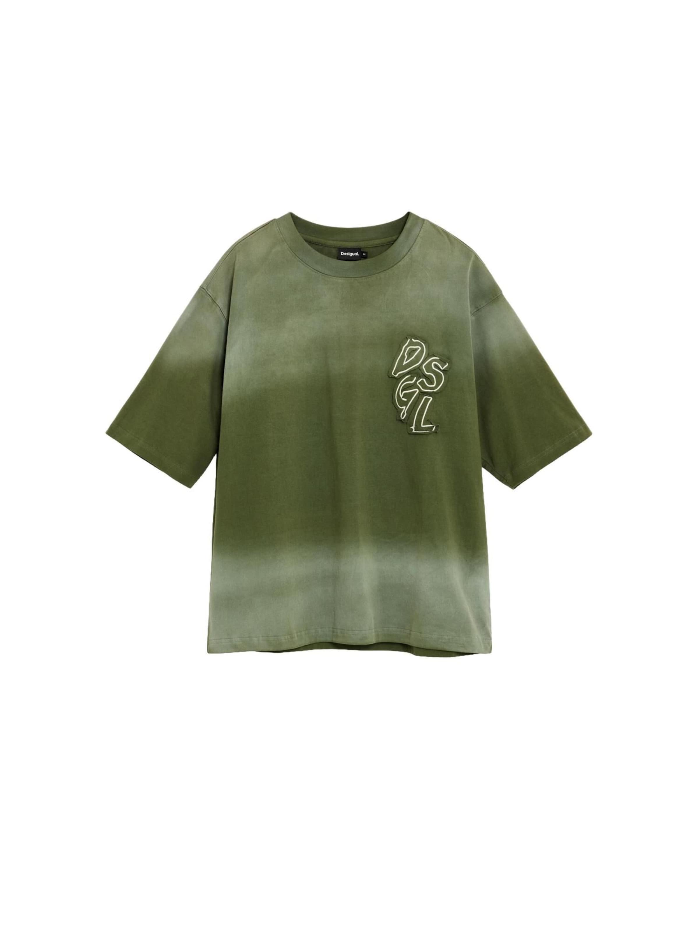 Desigual T-shirt i grön: framsida