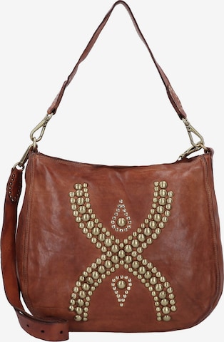 Campomaggi Shoulder Bag in Brown: front