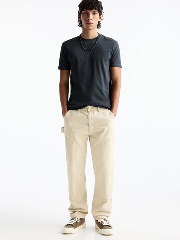 Loosefit Pantaloni cargo di Pull&Bear in bianco