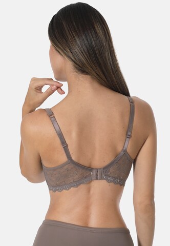 sassa T-shirt BH 'SENSUAL BEAUTY' in Bruin