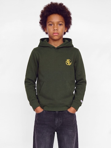 Bluză de molton 'JORFrederiksberg' de la Jack & Jones Junior pe verde: față