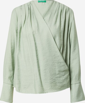 UNITED COLORS OF BENETTON Blouse in Groen: voorkant