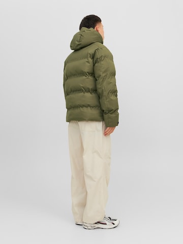 Giacca invernale 'SWEEP' di JACK & JONES in verde