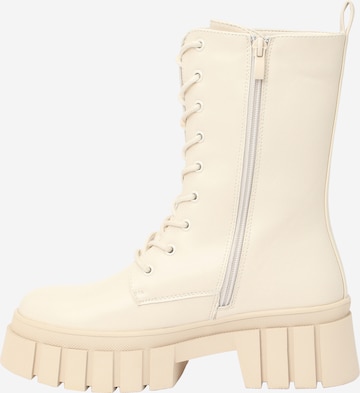 ABOUT YOU Lace-up bootie 'Stella' in Beige