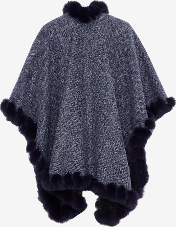 FRAULLY Cape in Blauw