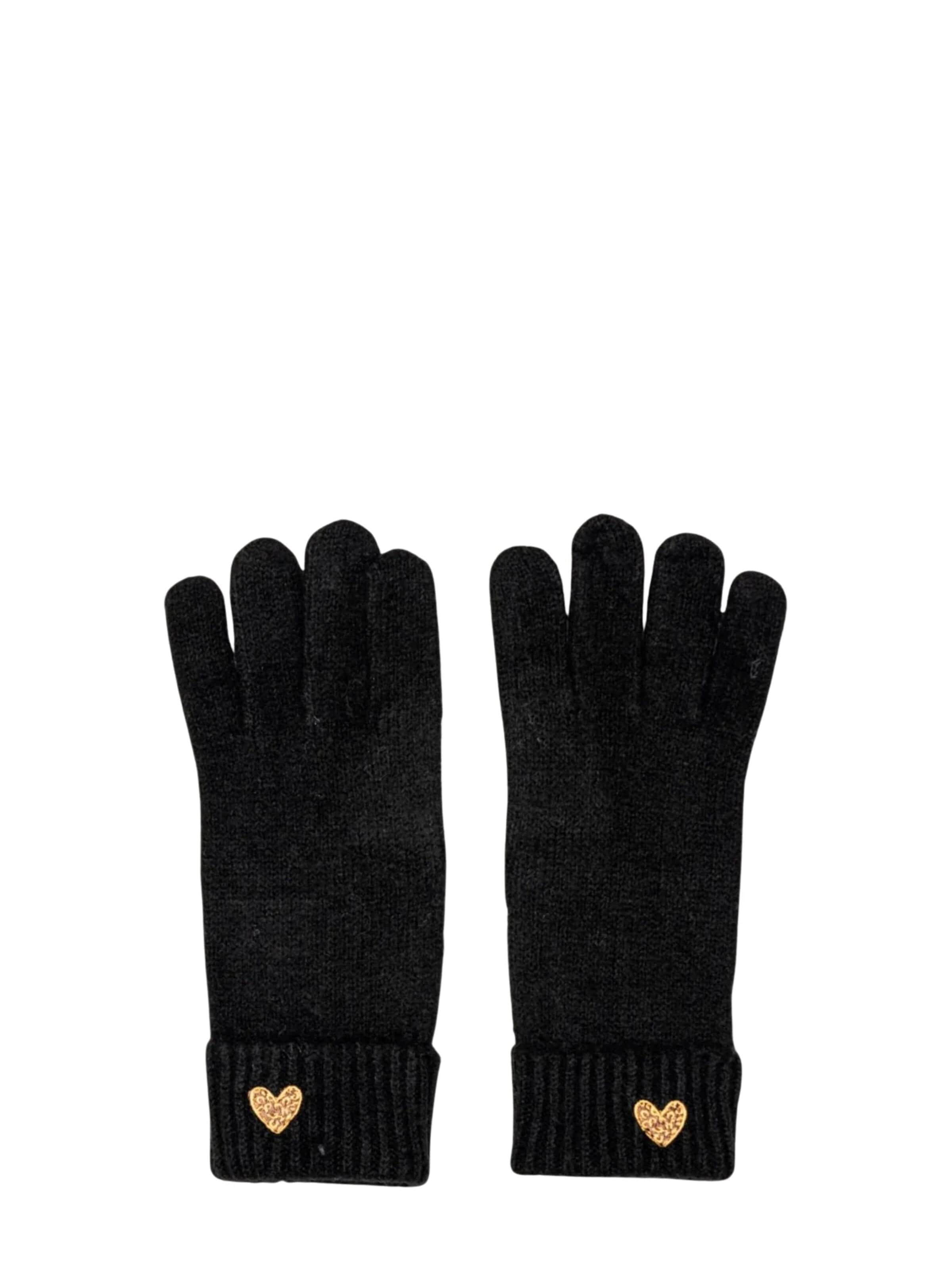 Muffole '17159286' di PIECES in nero: frontale