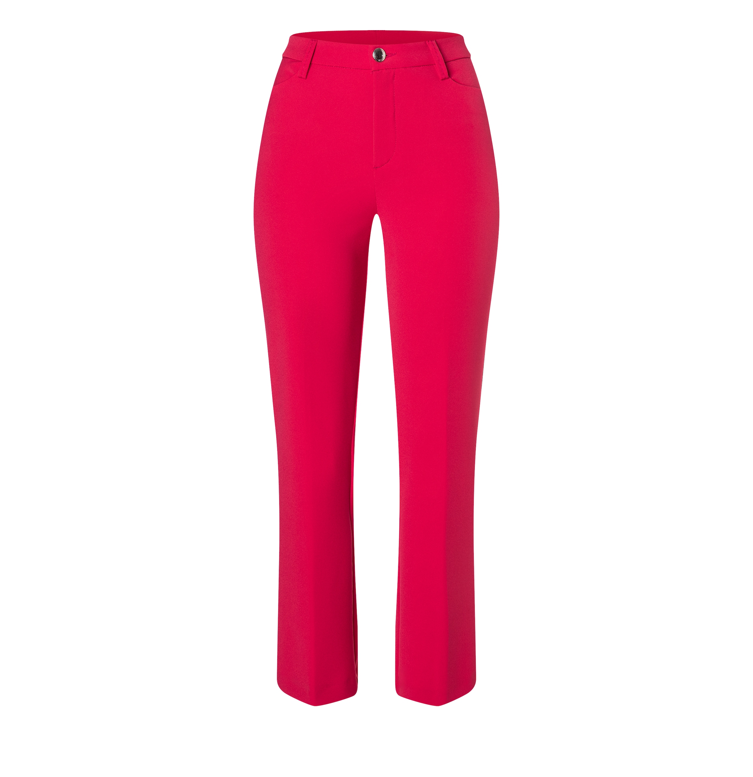 MAC Flared Hose 'Aida Kick' in Rot: Vorderseite