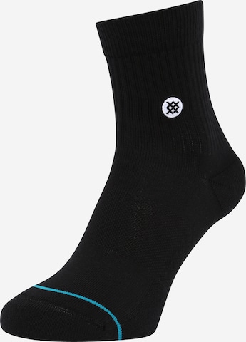 StanceSportske čarape 'Icon Quarter' - crna boja: prednji dio