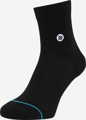 Stance - Meias de desporto 'Icon Quarter' em preto: frente