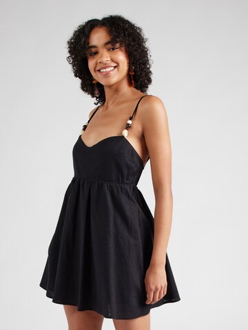 juoda Abercrombie & Fitch Suknelė: priekis