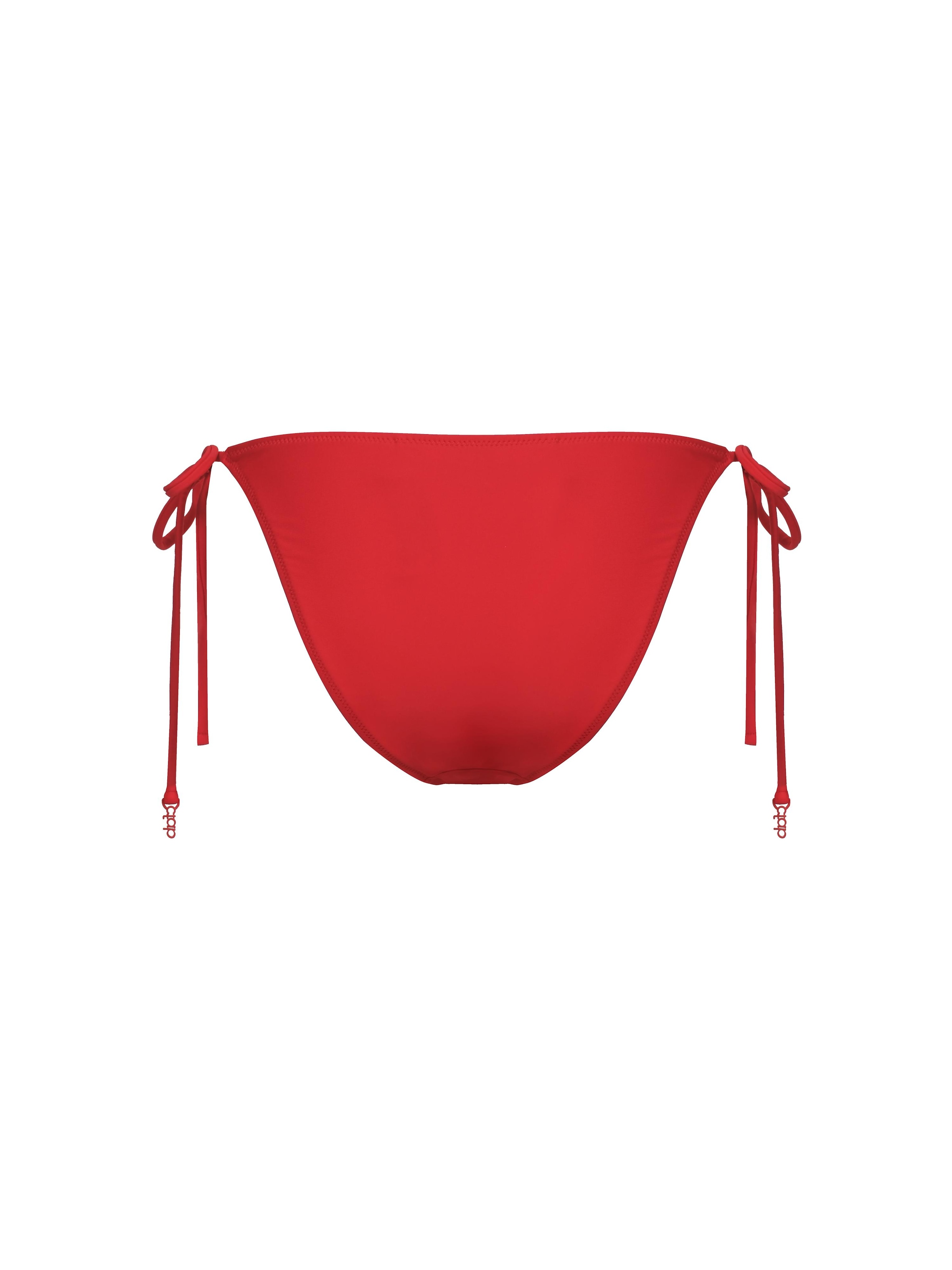 Slip bikini 'Signature Essential Swim Bottom' di cfab (formerly creamy fabrics) in rosso