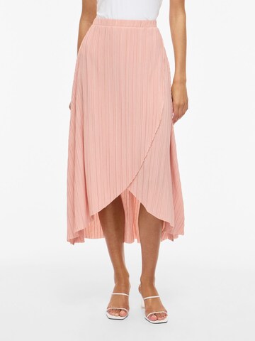 Jupe 'VIPlis' VILA en rose : devant