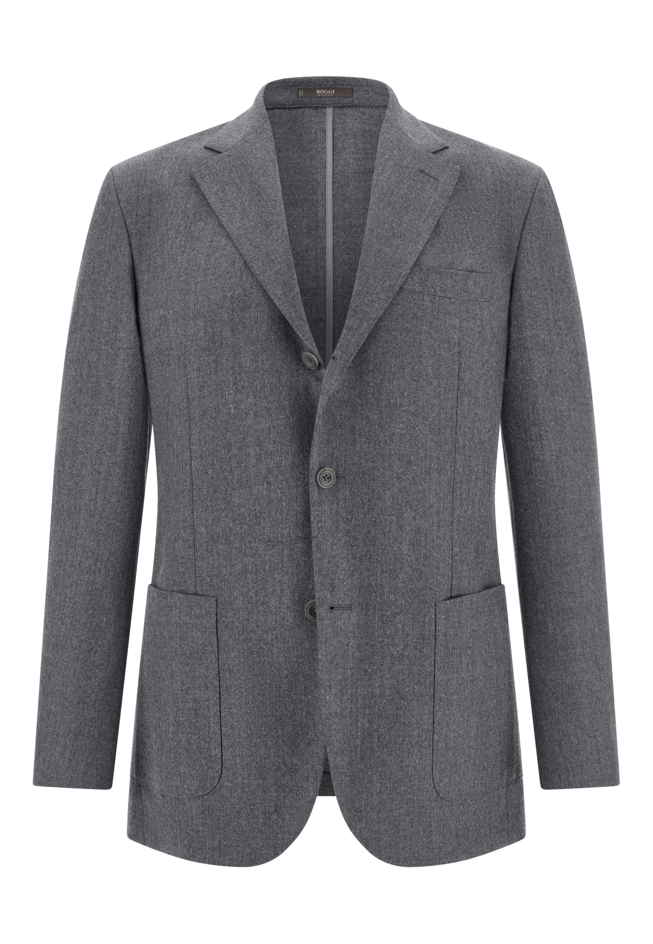 Boggi Milano Классический крой Деловой пиджак в Серый: спереди