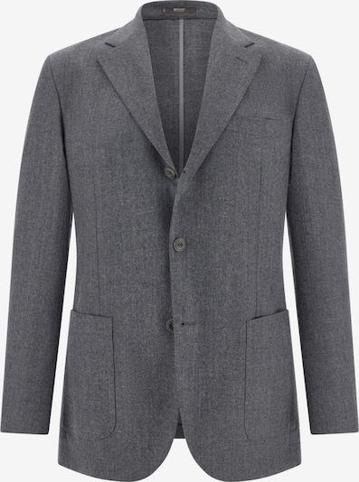 Dalykinio stiliaus švarkas iš Boggi Milano, spalva – tamsiai pilka, Prekių apžvalga