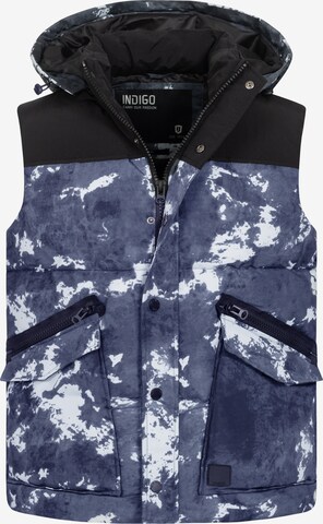 INDICODE JEANS Vest ' Simmons ' in Blue: front