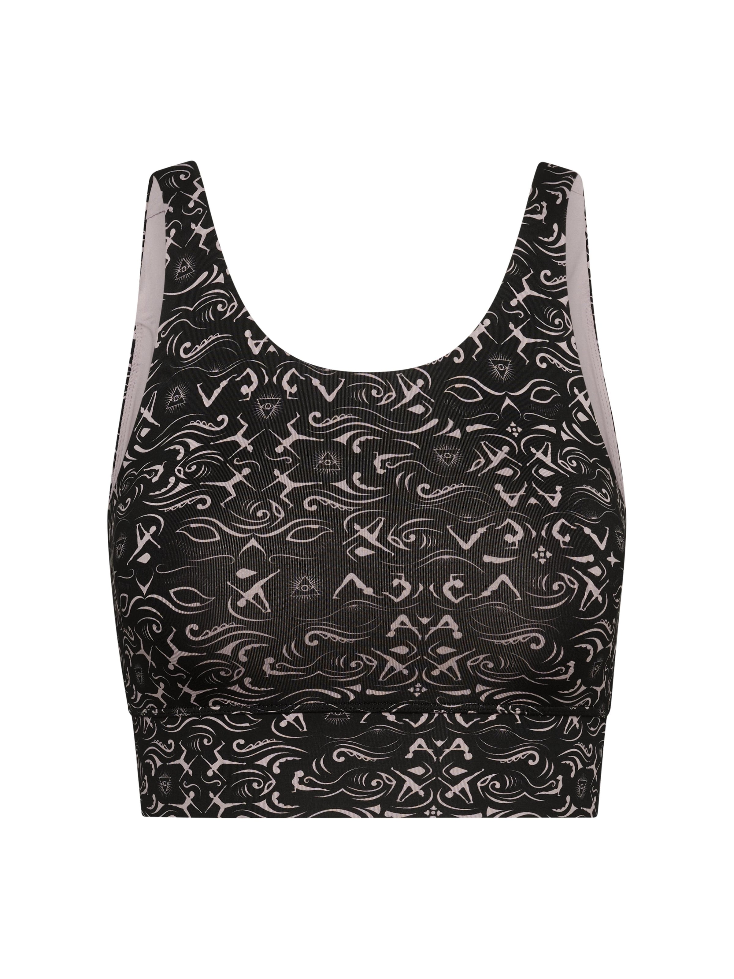 Hey Honey Sport-BH 'Bustier'‌ in XS in graumeliert, Produktansicht